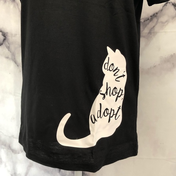 Don’t shop Adopt Graphic t shirt - Picture 3 of 4
